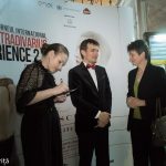Stradivarius Experience 2.0 International Tour with Violinist Alexandru Tomescu performing on Stradivarius Violin and Ana Munteanu Sand Artist with sand animation show. Romania.